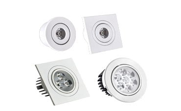 square and round spot light